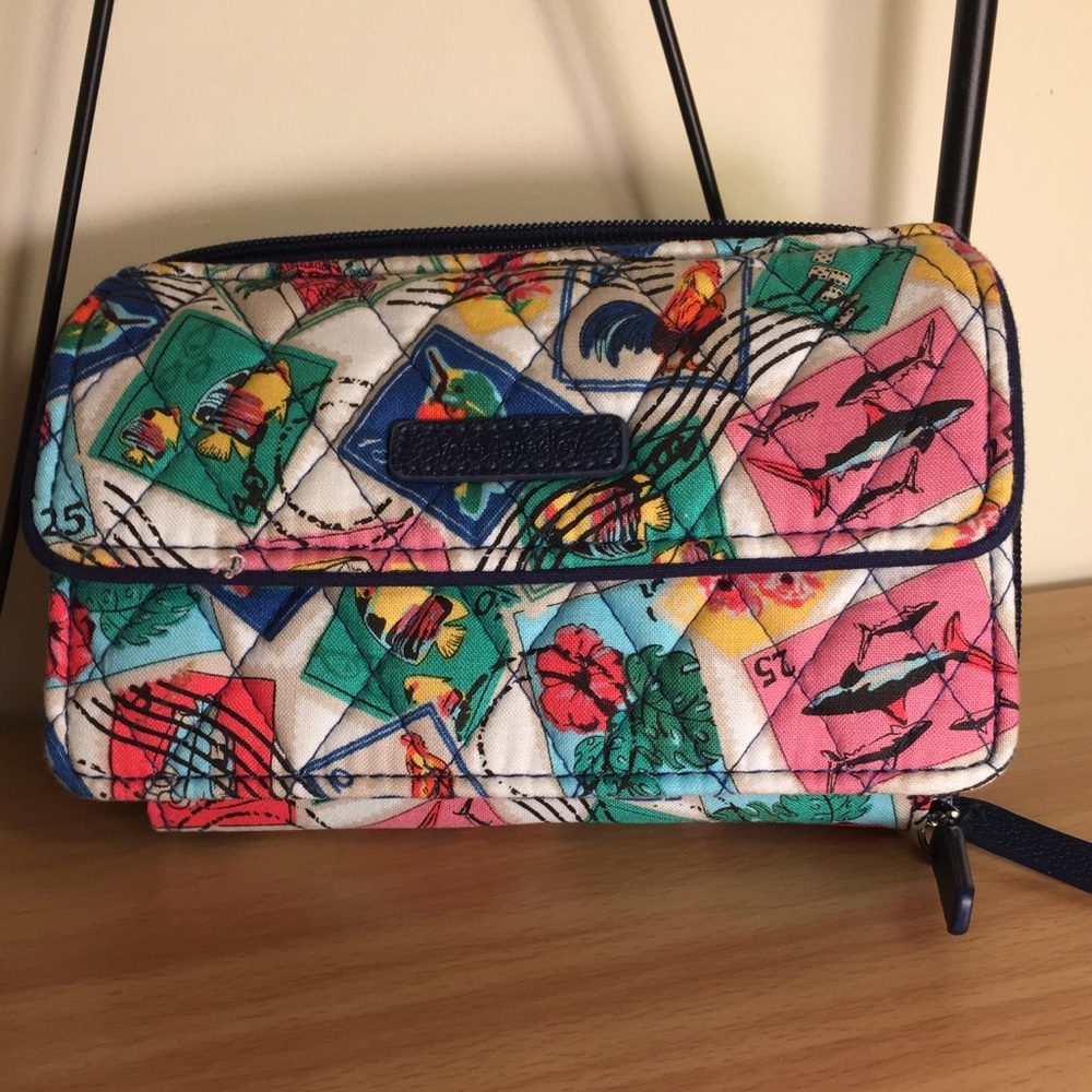 Vera Bradley NWT Cuban Stamp Crossbody Shoulder